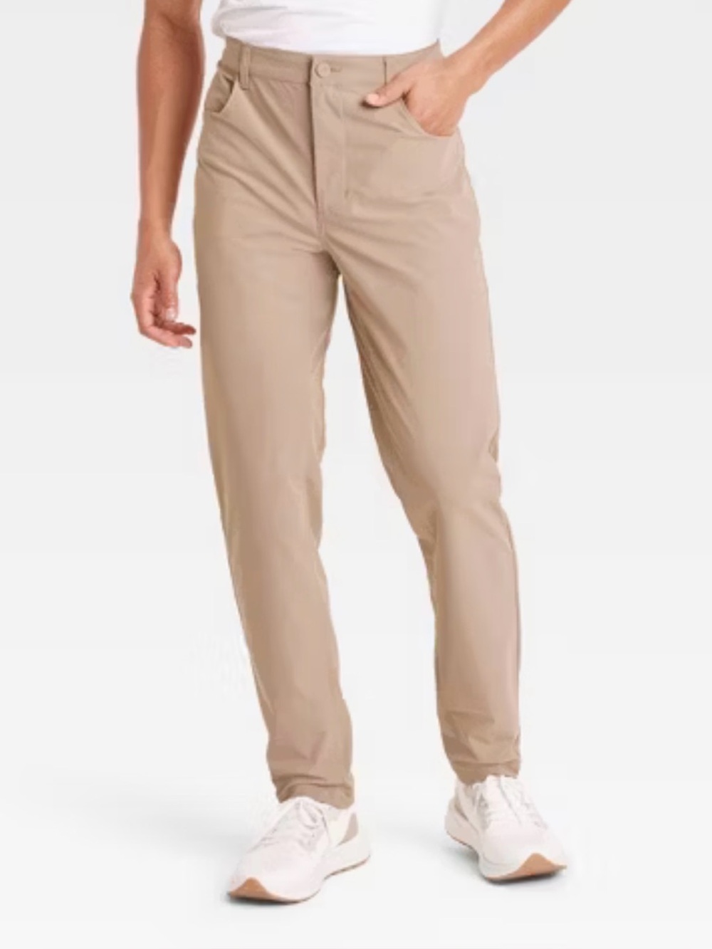Men's 360 Lifestyle 5 Pocket Golf Pant by All in Motion Tan 36x30 NWT
